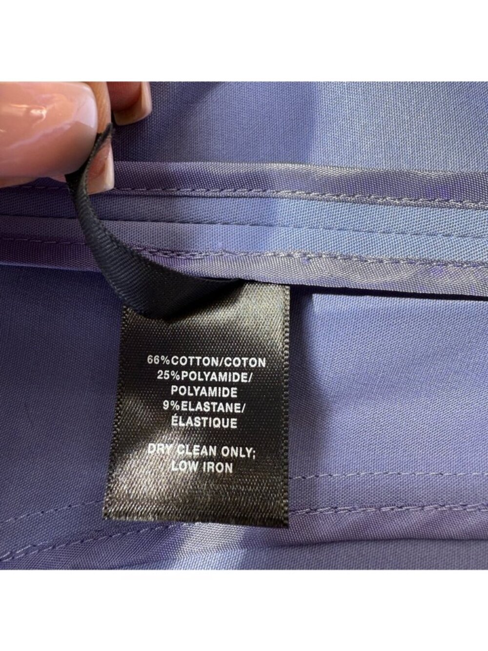 Lafayette 148 New York Susanne Patch Pocket Zip Up Jacket in Bluebird Size 0 - Picture 8 of 9